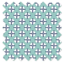 Bacati - Dot Cross Mint Navy 100 Percent Cotton Universal Baby US Standard Crib Or Toddler Bed Fitted Sheet -Children'S Home Furnishings Store GUEST 01d0011d a62c 41d9 9e16 49ef2473ab04