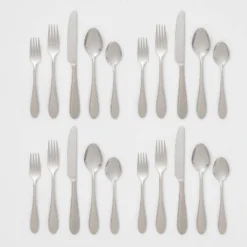 20pc Luxor 18/10 Stainless Steel Flatware Set - Threshold Signature™ -Children'S Home Furnishings Store GUEST 0249df9c 4528 4fe4 ae3a bb1cbcc9fee2