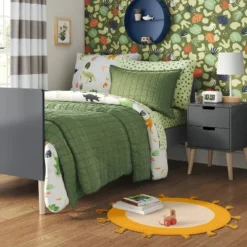 Modern Kids' Nightstand Dark Gray - Pillowfort™