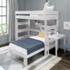 Max & Lily Farmhouse Twin Over Twin L-Shaped Bunk Bed With Desk -Children'S Home Furnishings Store GUEST 06049e7f 85a8 45fc b464 74c007a9f6c4