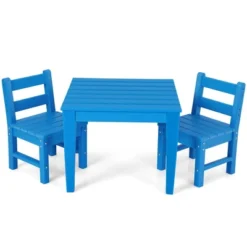 Costway 3PCS Kids Table & 2 Chairs Set Outdoor Heavy-Duty All-Weather Activity Table Set 11 Costway 3PCS Kids Table & 2 Chairs Set Outdoor Heavy-Duty All-Weather Activity Table Set -Children'S Home Furnishings Store GUEST 09c0b42b e54a 41ab b924 3b25d6ae0755