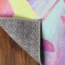 Butterfly Colorful Kids Playroom Nursery Washable Indoor Area Rug By Blue Nile Mills -Children'S Home Furnishings Store GUEST 0ca28f6f 78ae 4035 8ea0 99567f787c56