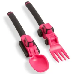 2pc Plastic Utensil Set - Dinneractive -Children'S Home Furnishings Store GUEST 0e37616c cc04 425f 8878 0ef1fea004a5