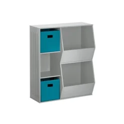 3pc Kids' Floor Cabinet With 2 Bins Set - RiverRidge Home -Children'S Home Furnishings Store GUEST 1384679d 978e 46ac 9ea4 f81f200b3ccb