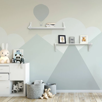 36" Topsy Turvey 2 in 1 Kids' Shelf with brackets for underneath or facing upward White - InPlace 36" Topsy Turvey 2 In 1 Kids' Shelf With Brackets For Underneath Or Facing Upward White - InPlace -Children'S Home Furnishings Store GUEST 17a50539 39f8 4644 a501 e8d194c56795