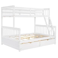 Twin Over Full Bunk Bed With Ladders And Two Storage Drawers-ModernLuxe -Children'S Home Furnishings Store GUEST 1919ee72 a17e 4dfc a954 82be19e819c0