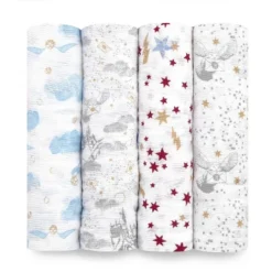 Aden + Anais Muslin Swaddle Blankets - 4pk -Children'S Home Furnishings Store GUEST 19620274 396c 4608 a0ab df473f065feb
