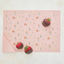 Austin Baby Collection Silicone Foldable Placemat - Wildflower Ripe Peach -Children'S Home Furnishings Store GUEST 1d226e55 7c9d 463d a6a0 ed9abac4e35c