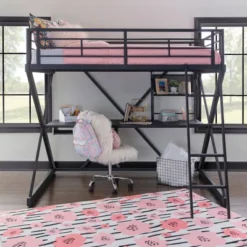 Full Zayne Loft Bed - Powell 7 Full Zayne Loft Bed - Powell -Children'S Home Furnishings Store GUEST 1e22036a 1fbc 434f a79c 88591447e23c