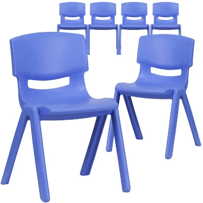Flash Furniture 6 Pack Plastic Stackable School Chair with 13.25" Seat Height Flash Furniture 6 Pack Plastic Stackable School Chair With 13.25" Seat Height -Children'S Home Furnishings Store GUEST 1e581748 cece 42d4 9c7a ebca85e57631