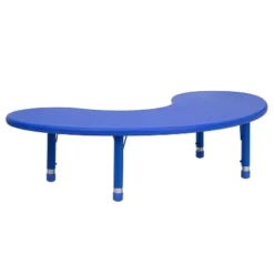 Emma And Oliver 35"W X 65"L Half-Moon Plastic Height Adjustable Activity Table -Children'S Home Furnishings Store GUEST 1ed5e781 e539 412e bab4 2d859bc519f1