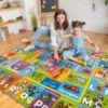 KC CUBS | Looney Tunes Boy & Girl Kids ABC Alphabet, Jobs & Objects Educational Learning & Play Nursery Bedroom Classroom Rug Carpet -Children'S Home Furnishings Store GUEST 213cbaf8 925a 4399 9384 b94ae24ffa3a