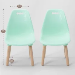 Set Of 2 Kid Century Modern Kids' Chairs - B. Spaces -Children'S Home Furnishings Store GUEST 24c782bd c9a2 4455 9817 6cb28f77dbbb