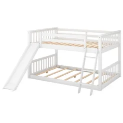 Wood Bunk Bed With Convertible Slide And Ladder-ModernLuxe -Children'S Home Furnishings Store GUEST 2a271176 4bc6 4440 873a 11086befb226