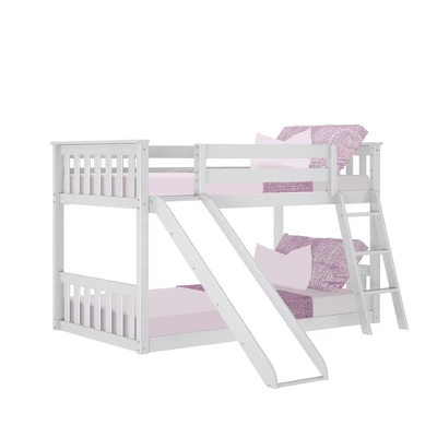 Max & Lily Twin over Twin Low Bunk Bed with Slide Max & Lily Twin Over Twin Low Bunk Bed With Slide -Children'S Home Furnishings Store GUEST 2cae2881 b088 46ff ac91 37f66a394034