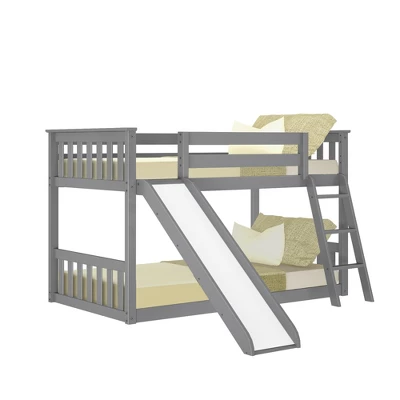 Max & Lily Twin over Twin Low Bunk Bed with Slide Max & Lily Twin Over Twin Low Bunk Bed With Slide -Children'S Home Furnishings Store GUEST 2cfd03b7 4ad1 4976 86f1 3ab0c14c6342