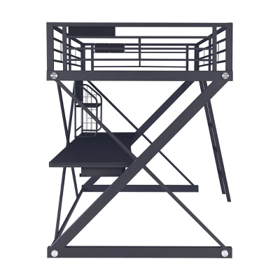 Full Zayne Loft Bed - Powell Full Zayne Loft Bed - Powell -Children'S Home Furnishings Store GUEST 2e160dba 55fb 44b4 b5d3 f89aa07f7b58