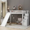Twin Loft Bed With Storage And Sliders - ModernLuxe -Children'S Home Furnishings Store GUEST 2f07d15d 12ec 483c 9e93 7613b49fe62e