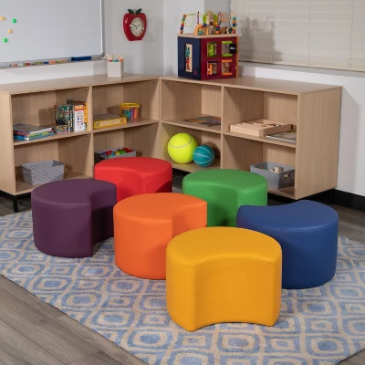 Emma and Oliver Soft Seating Flexible Moon for Classrooms - 12" Seat Height Emma And Oliver Soft Seating Flexible Moon For Classrooms - 12" Seat Height -Children'S Home Furnishings Store GUEST 3160cb93 2490 4d48 8ccb 22908b858c15