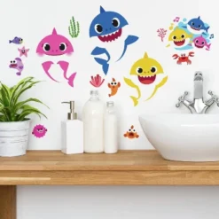 Baby Shark Peel And Stick Wall Decals - RoomMates 5 Baby Shark Peel And Stick Wall Decals - RoomMates -Children'S Home Furnishings Store GUEST 3544850a c7ad 44cd be5f f2b3aaa8b6f8