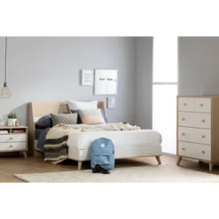 Yodi 2 Drawer Nightstand Soft Elm/White - South Shore -Children'S Home Furnishings Store GUEST 3682edce 6ccd 4832 bf86 7dec1b763b59