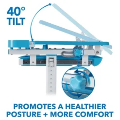 Mount-It! Kids Desk And Chair Set | Height Adjustable Ergonomic Children's School Workstation With Storage Drawer | Blue -Children'S Home Furnishings Store GUEST 392dd2ed 93e7 494b 915b 94eac0d14014