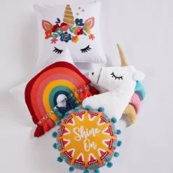 Monique Rainbow Tassel Pillow - Homthreads -Children'S Home Furnishings Store GUEST 3bc0c29b 4443 4228 9faa b36280b5cb48