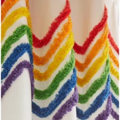 2pk Rainbow Tufted Striped Poletop Curtains - Dream Factory 4 2pk Rainbow Tufted Striped Poletop Curtains - Dream Factory -Children'S Home Furnishings Store GUEST 41fc4b08 0893 462c 8f9a 928d29b87fd7