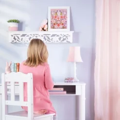 Guidecraft Kids' Dahlia Desk And Chair Set -Children'S Home Furnishings Store GUEST 436a878a 2f20 4c86 a8cd 8debf8551be7