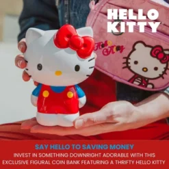 Silver Buffalo Sanrio Hello Kitty 6-Inch Ceramic Figural Coin Bank Storage -Children'S Home Furnishings Store GUEST 478d54a2 95a2 4ce8 ac19 2c10b4c104d7