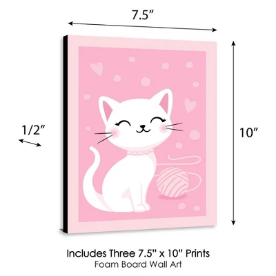 Big Dot of Happiness Purr-fect Kitty Cat - Kitten Meow Nursery Wall Art and Kids Room Decorations - Gift Ideas - 7.5 x 10 inches - Set of 3 Prints Big Dot Of Happiness Purr-fect Kitty Cat - Kitten Meow Nursery Wall Art And Kids Room Decorations - Gift Ideas - 7.5 X 10 Inches - Set Of 3 Prints -Children'S Home Furnishings Store GUEST 47ee866f 4358 4c3e 82c8 6343f7a486da
