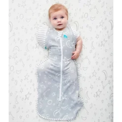 Love To Dream Swaddle Wrap - Moon And Stars Gray -Children'S Home Furnishings Store GUEST 4e12e712 1da9 457d 9084 ae7e4b965099