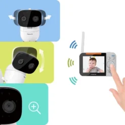 Panasonic Extra Long Range Video Baby Monitor 3.5" - KX-HN4001W -Children'S Home Furnishings Store GUEST 4ea5cb54 c0ae 4ac8 999d a5dba4f3768e