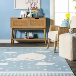 NuLOOM Peaceful Night Machine Washable Kids Area Rug -Children'S Home Furnishings Store GUEST 51b41838 ab0b 4085 a2ce acbe8315bd2a