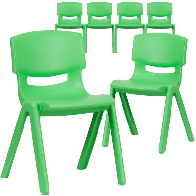 Flash Furniture 6 Pack Plastic Stackable School Chair with 13.25" Seat Height Flash Furniture 6 Pack Plastic Stackable School Chair With 13.25" Seat Height -Children'S Home Furnishings Store GUEST 5209e82e a7ee 45e9 885a 21ea56e266fe