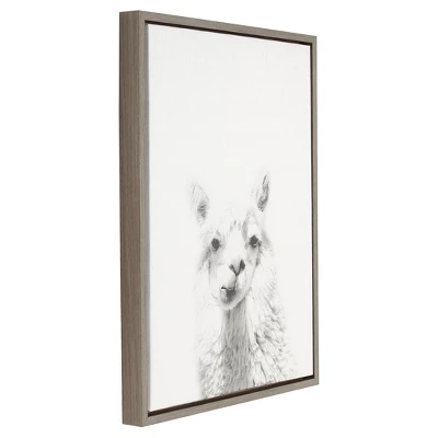 24" x 18" Alpaca Framed Canvas Art - Uniek 24" X 18" Alpaca Framed Canvas Art - Uniek -Children'S Home Furnishings Store GUEST 54c74235 1e3f 4990 b86a 83a6104647f6