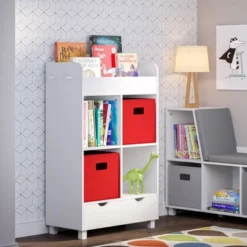 Kids' Book Nook Cubby Storage Cabinet With Bookrack - RiverRidge Home -Children'S Home Furnishings Store GUEST 55cb099a e27b 401c 8daf 8e4f1506d5a8
