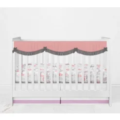 Bacati - Jungle Safari Girls Lilac/Coral Muslin 8 Pc Crib Bedding Set With 2 Swaddling Blankets 7 Bacati - Jungle Safari Girls Lilac/Coral Muslin 8 Pc Crib Bedding Set With 2 Swaddling Blankets -Children'S Home Furnishings Store GUEST 56215c83 aac2 4616 9440 5769002df744