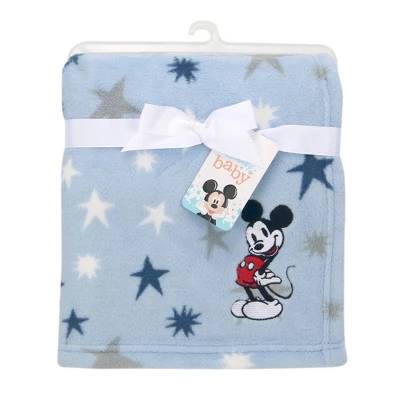 Lambs & Ivy Disney Baby Mickey Mouse Appliqued Blue Star Fleece Baby Blanket Lambs & Ivy Disney Baby Mickey Mouse Appliqued Blue Star Fleece Baby Blanket -Children'S Home Furnishings Store GUEST 58f6dce1 5b66 4352 8847 aa28e2f98768