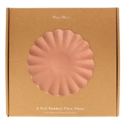 Meri-Meri Meri Meri Large Pink Reusable Bamboo Plates (Pack Of 6) -Children'S Home Furnishings Store GUEST 59445987 07fa 405e 8d1c 11b9551730b0