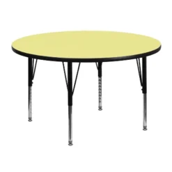 Flash Furniture 48'' Round Thermal Laminate Activity Table - Height Adjustable Short Legs -Children'S Home Furnishings Store GUEST 5a590250 574a 4573 9347 953634ca5733