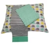 Bacati - Elephants Mint Yellow Gray 3 Pc Toddler Bed Sheet Set -Children'S Home Furnishings Store GUEST 5a953412 307e 4519 8746 af0f6b58a544