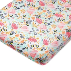 Honest Baby Organic Cotton Fitted Crib Sheet -Children'S Home Furnishings Store GUEST 5de3a202 bbcb 4f9a bbd5 12ca730db055
