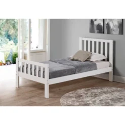 Twin Aurora Bed White - Alaterre Furniture