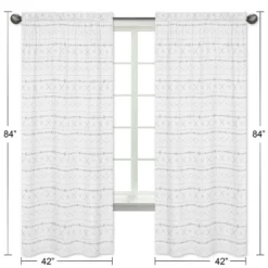 2pc Sweet Jojo Designs Woodland Friends Bohemian Print Window Panel - Sweet Jojo Designs -Children'S Home Furnishings Store GUEST 5e76e942 fbf2 469d 89b9 6f1e3dd128fb