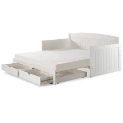 King Harmony Daybed With Conversion White - Alaterre Furniture -Children'S Home Furnishings Store GUEST 607bf77c a53d 409a 8b61 a1686f211b67