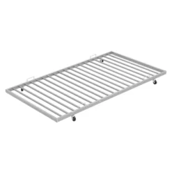 Twin Over Full Steel Bunk Bed With Twin Size Trundle Bed And Two-Side Ladders-ModernLuxe -Children'S Home Furnishings Store GUEST 60c87c75 f112 45ed a36d 6c200cae7fe5