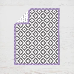 Bacati - Love Gray Lilac 10 Pc Crib Bedding Set With Long Rail Guard Cover -Children'S Home Furnishings Store GUEST 61a449f9 159e 4460 972c a03e1ab28cc9