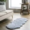 NuLOOM Hand Tufted Double Pelt Faux Sheepskin Area Rug, Shaped 2' X 6', Baby Blue -Children'S Home Furnishings Store GUEST 63fcf151 63f9 4faf bdaa 57c0975ae924