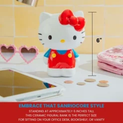 Silver Buffalo Sanrio Hello Kitty 6-Inch Ceramic Figural Coin Bank Storage -Children'S Home Furnishings Store GUEST 649eed96 c092 45ff 98ff 28d74160ead4